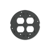 Hubbell S1SPDU SystemOne Double Duplex Opening Sub-Plate